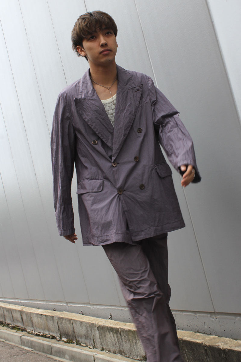 SHARP DB BLAZER / ANTIQUE LAVENDER POPLIN [50% OFF]