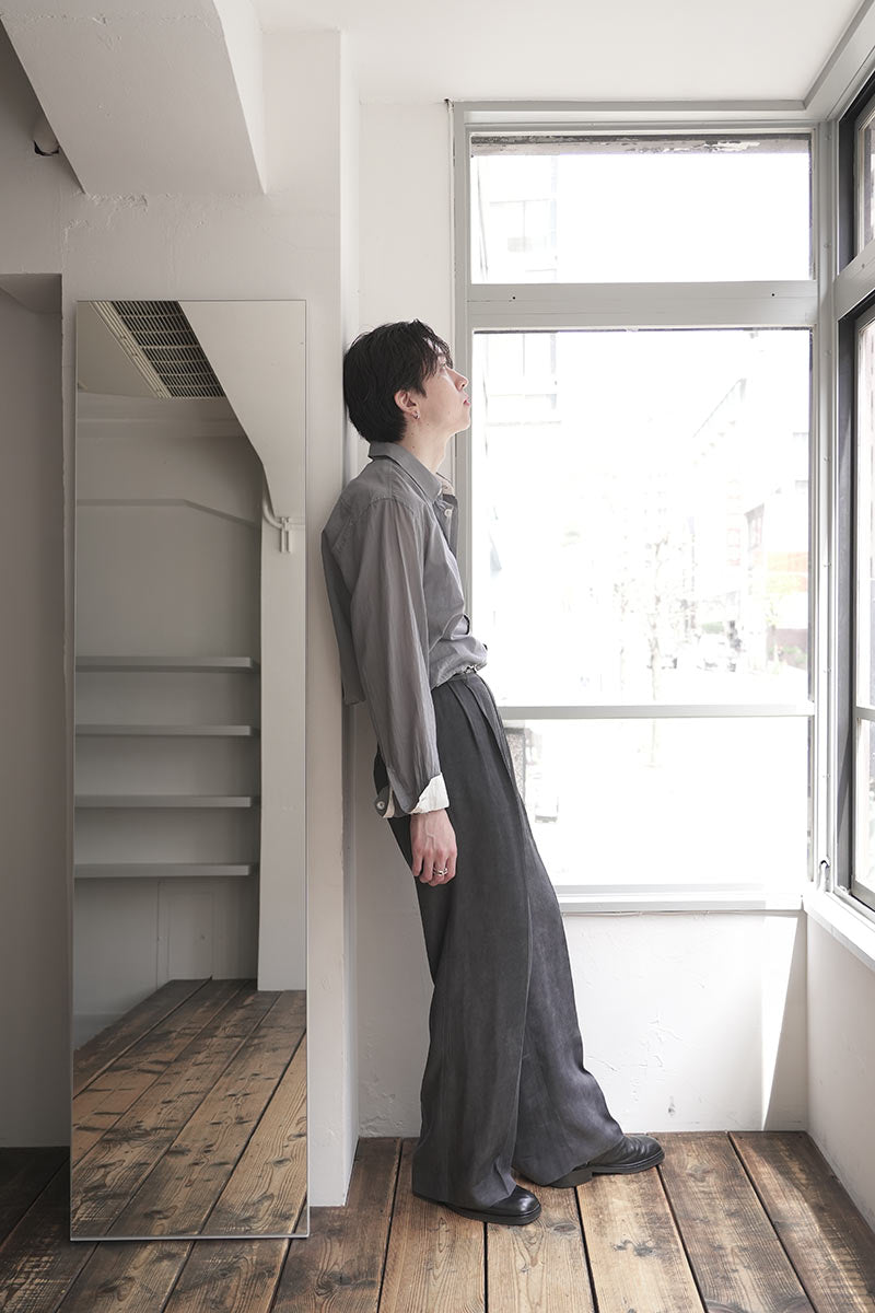 BEYOND SHIRT / ICE COLD GREY CLOUDY COTTON