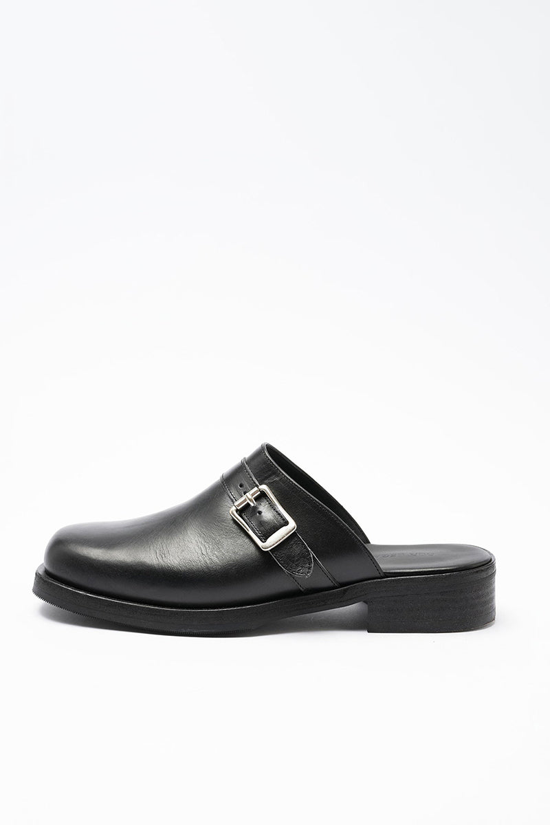 OUR LEGACY | CAMION MULE / BLACK LEATHER レザーミュールサンダル