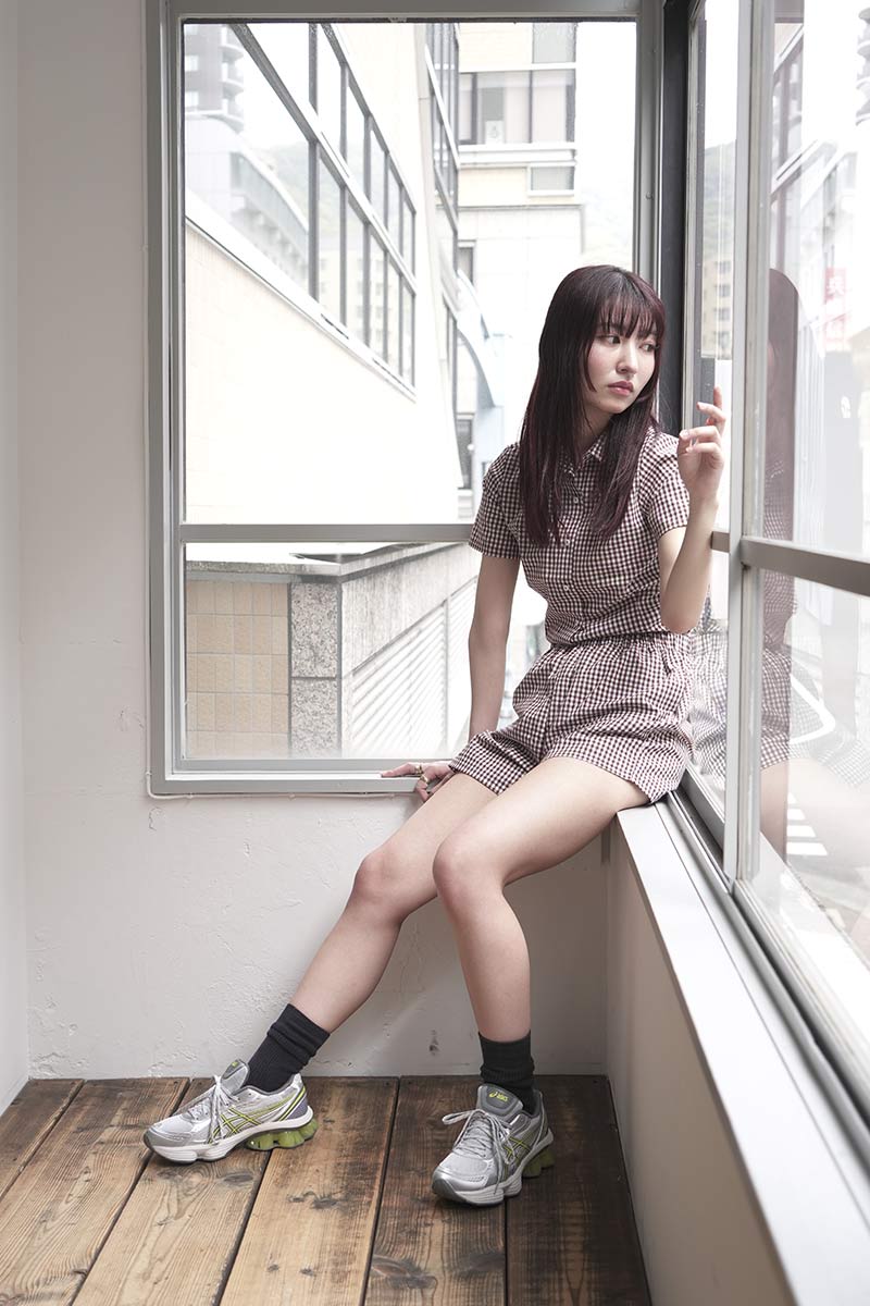 MARY TOP / BROWN GINGHAM