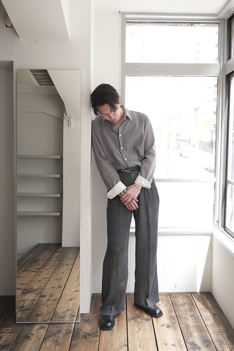 BEYOND SHIRT / ICE COLD GREY CLOUDY COTTON