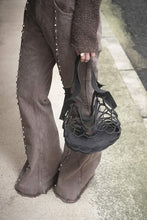 Load image into Gallery viewer, PICCOLA CUT BAG / SHIFTING INK GRITTY BULL HIDE [20%OFF]