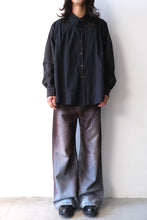 Load image into Gallery viewer, DOUBLE BORROWED SHIRT / BLACK FAUX LUMBERJACK CHECK [20%OFF]