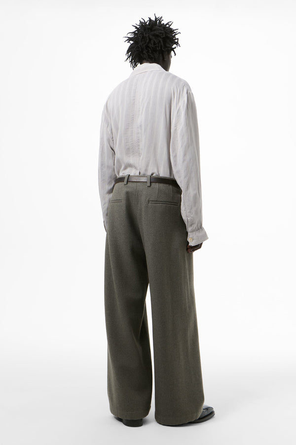 BRIDGE CHINO / NIGHT PINE FISHBONE BOUND WOOL [Expected to arrive in Autumn/Winter 2026]