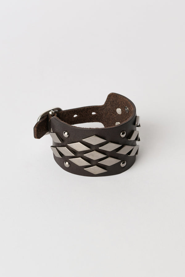 ABSTRACT SNAKE BRACELET / OILY BROWN COWHIDE[26AW 입고 예정]
