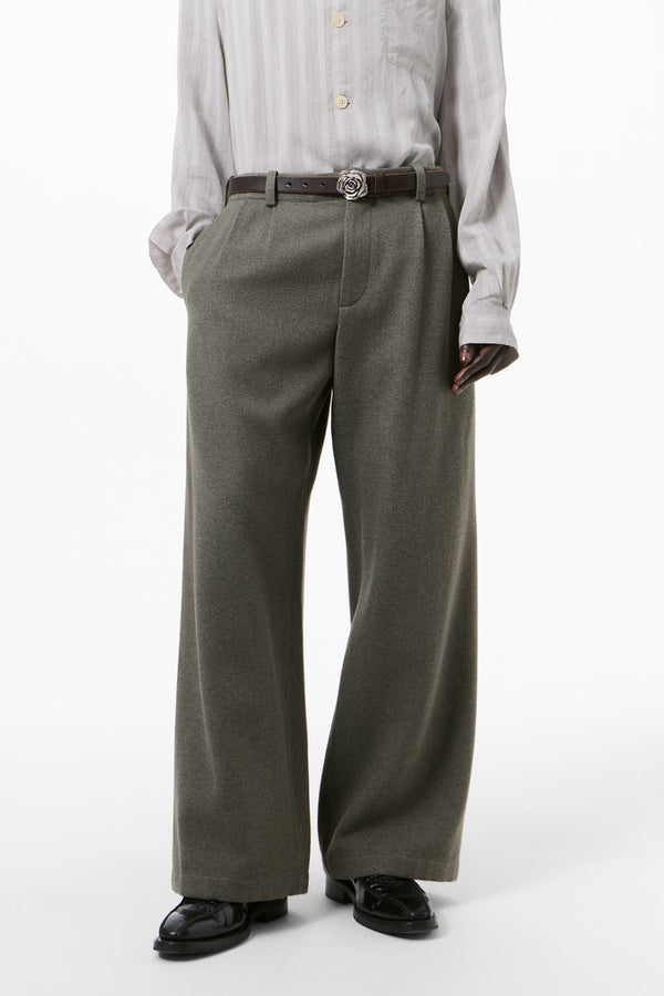 BRIDGE CHINO / NIGHT PINE FISHBONE BOUND WOOL [Expected to arrive in Autumn/Winter 2026]