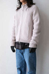 OUR LEGACY | ULTRA ZIP FUNNEL / JET BLACK ISELS WOOL クロップド