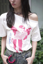 画像をギャラリービューアに読み込む, SLANT T-SHIRT / CYBERNETIC ANGEL PRINT