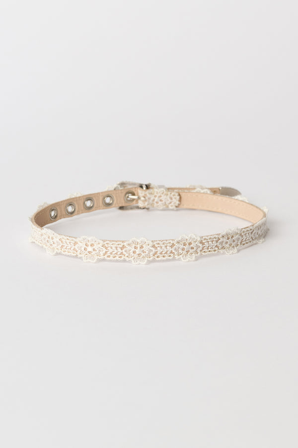 COWBOY WRAP AROUND / OFF WHITE FLORAL LACE[26AW入荷予定]