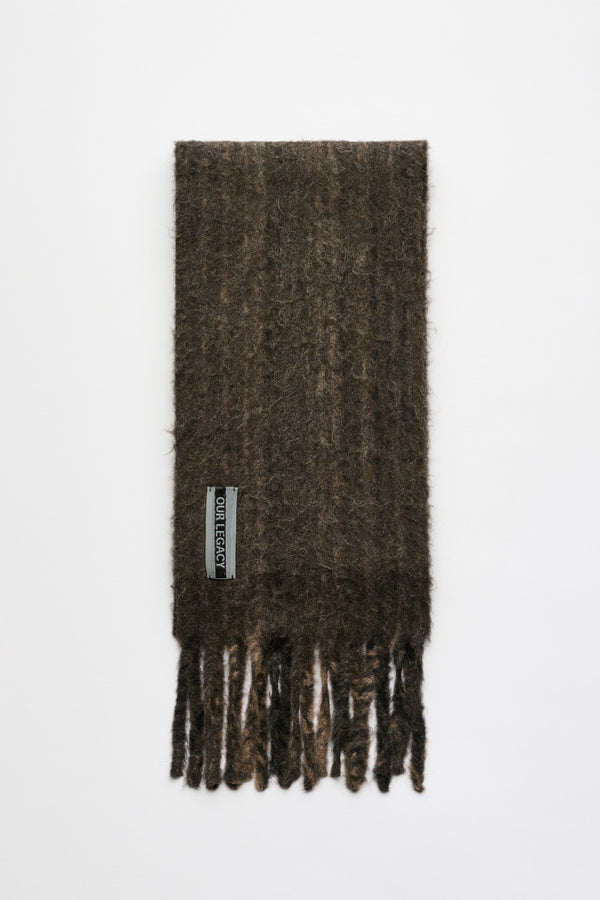 ESTATE SCARF / CHOCO PRESSED WAVE ALPACA[26AW 입고 예정]