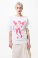 画像をギャラリービューアに読み込む, SLANT T-SHIRT / CYBERNETIC ANGEL PRINT