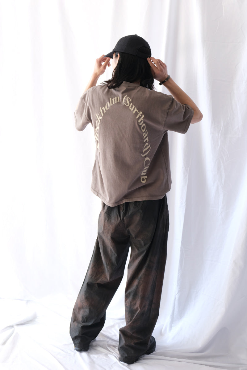 BOX TEE BACK LOGO / HICKORY