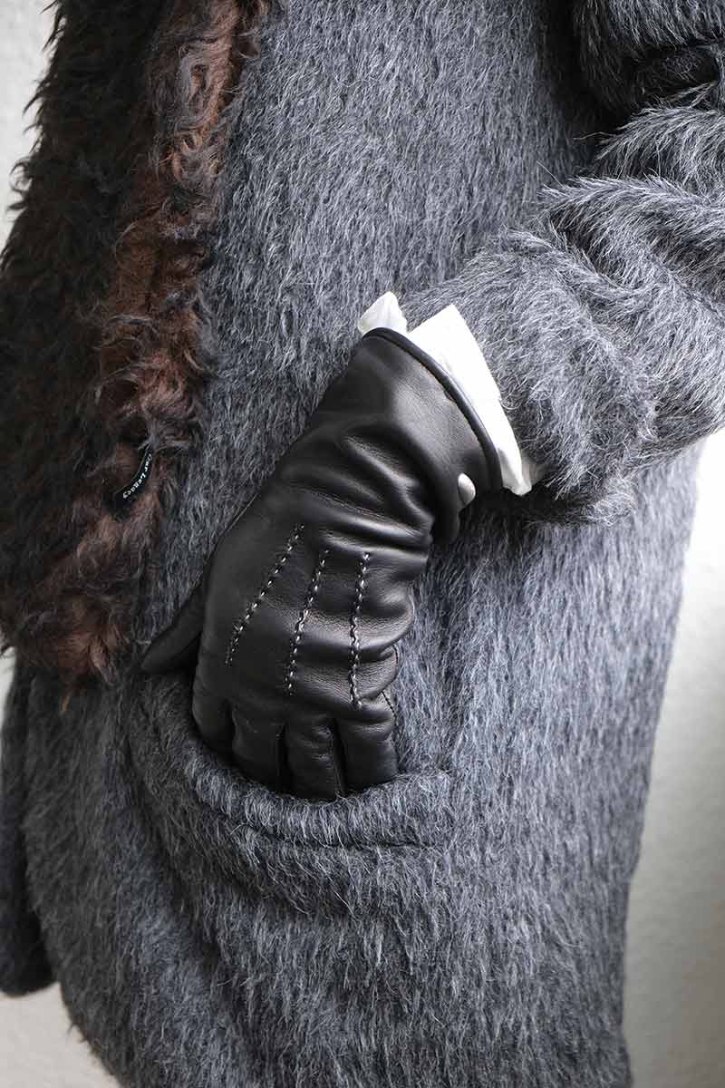 OUR LEGACY | HER GLOVES / BLACK LEATHER レザーロンググローブ – STOCK