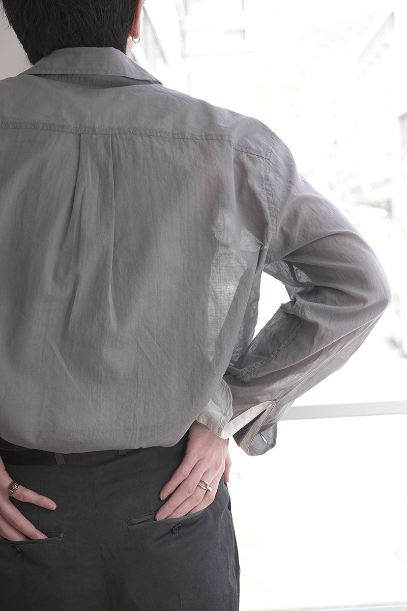 BEYOND SHIRT / ICE COLD GREY CLOUDY COTTON