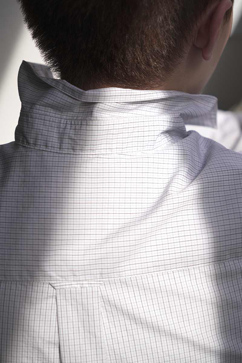 COMPACT SHIRT DJA 200/2 / 2TONE CHECK [고베점]