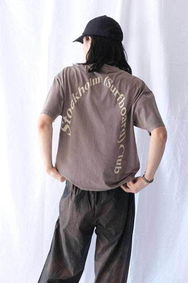 BOX TEE BACK LOGO / HICKORY