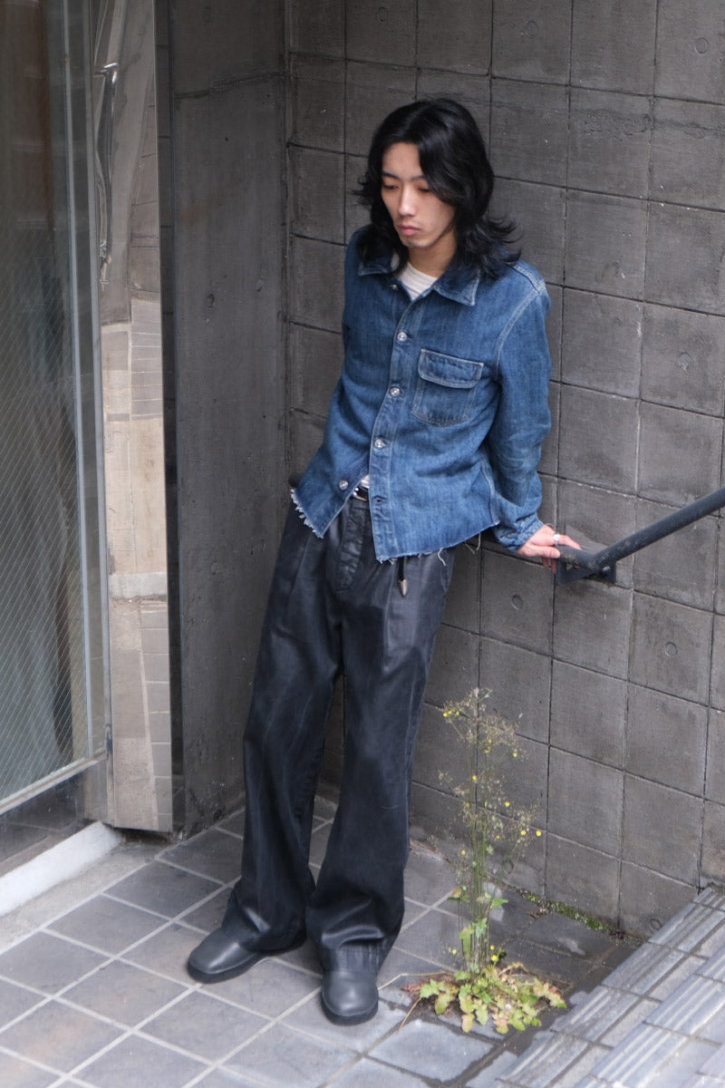 STILL CHINO / LACQUER BLACK MIRROR TENCEL [Scheduled for 26AW arrival]