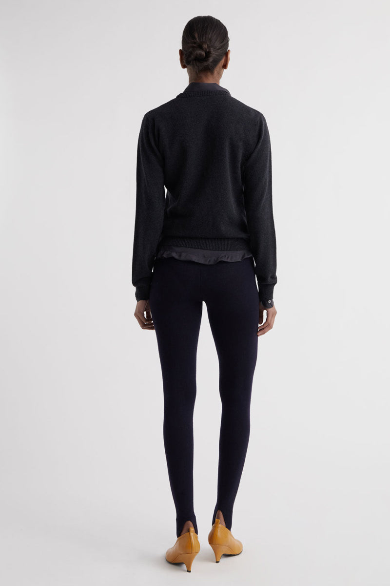 ANGELINA B KNIT CARDIGAN / GREY