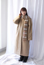 画像をギャラリービューアに読み込む, SHEER NYLON PATTED LONG COAT / BEIGE