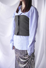 画像をギャラリービューアに読み込む, EXTRA FINE MERINO WOOL KNIT TUBE / CHARCOAL [20%OFF]