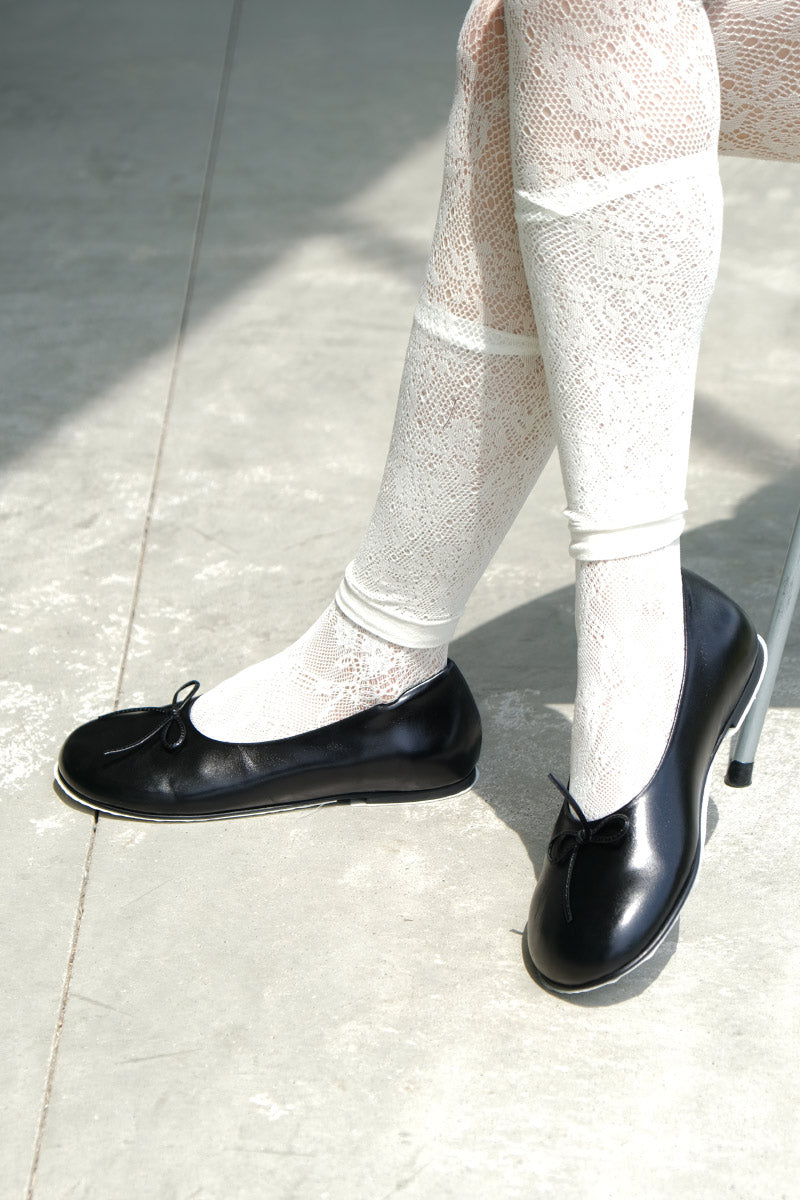 NAPOLI BALLERINE SHOES / BLACK
