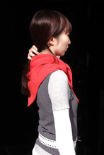 画像をギャラリービューアに読み込む, PRIMA WOOL TRIANGLE SCARF / RED