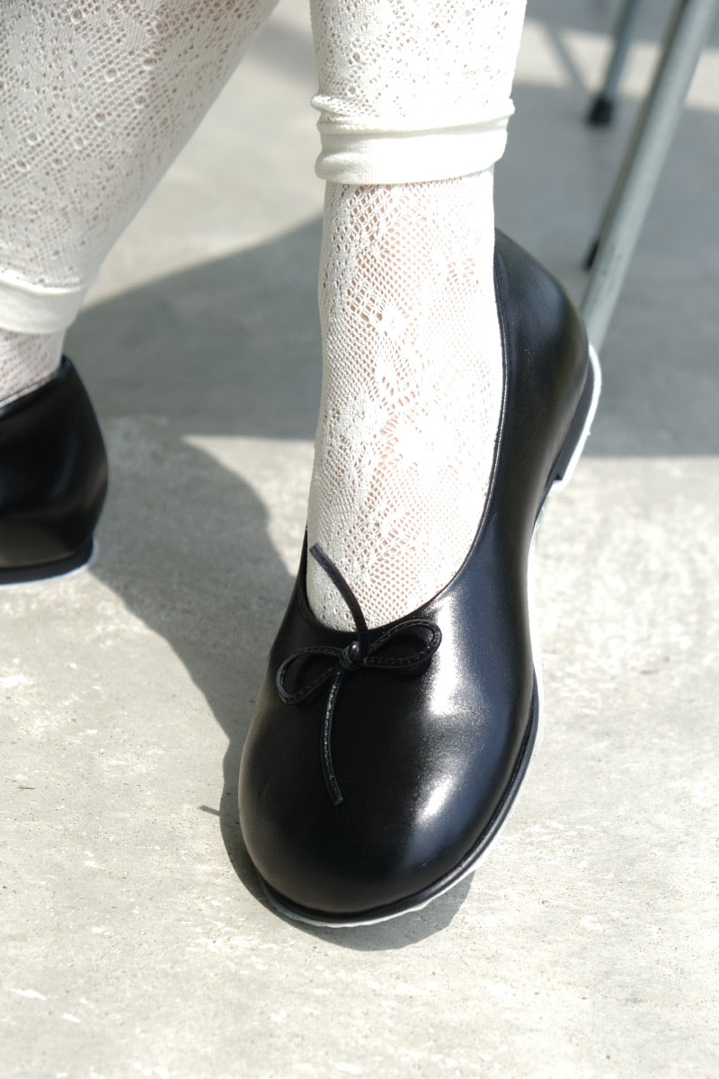 NAPOLI BALLERINE SHOES / BLACK