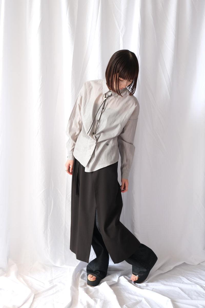 DONALD Ⅱ SHIRT / GREY