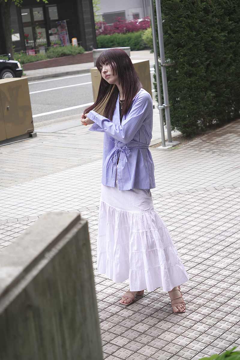 LONG ETOILE SKIRT / WHITE [20% OFF]