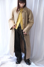 画像をギャラリービューアに読み込む, SHEER NYLON PATTED LONG COAT / BEIGE