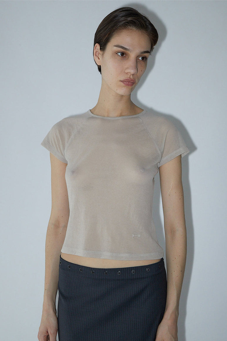 OMU T-SHIRT / BEIGE