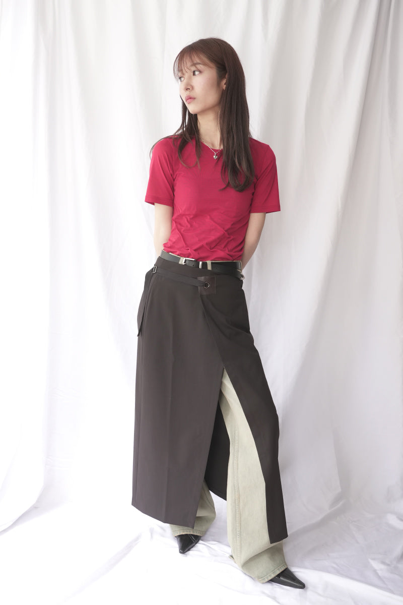 BLONT SKIRT / BROWN