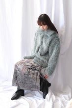画像をギャラリービューアに読み込む, ECO FUR SNAP FRONT JACKET / SAX BLUE