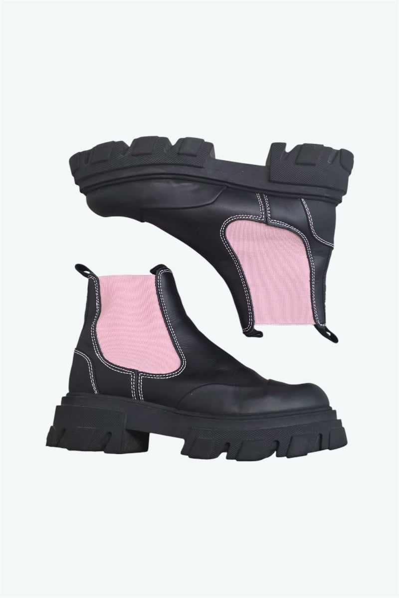 CELINE | MADE IN ITALY 가죽 슬립온 스니커즈 [USED]