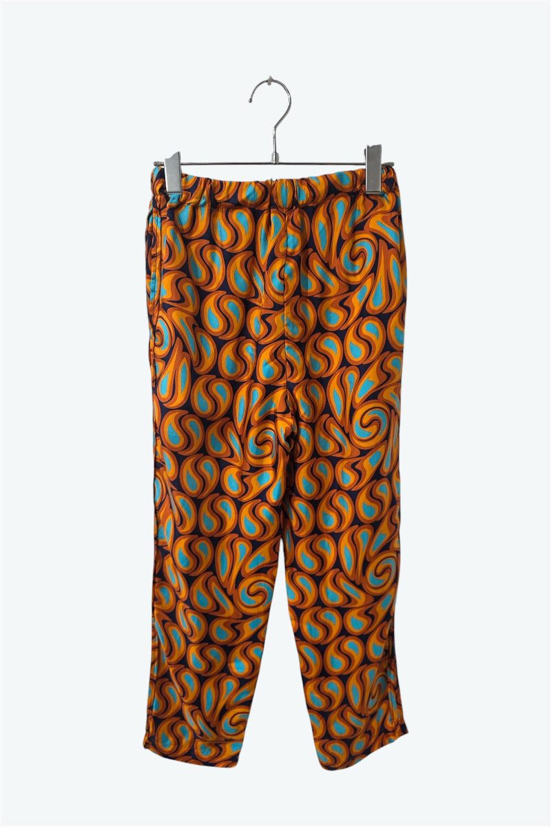 MARNI | PATTERNED SILK EASY PANTS [USED]