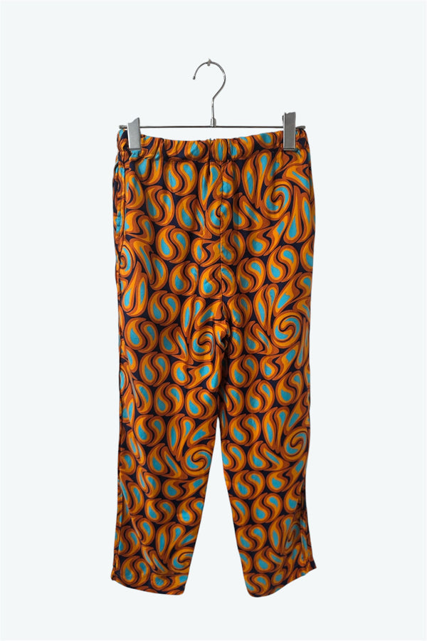 MARNI | PATTERNED SILK EASY PANTS [USED]