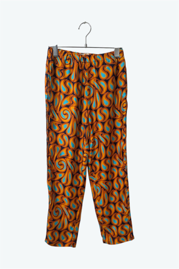MARNI | PATTERNED SILK EASY PANTS [USED]