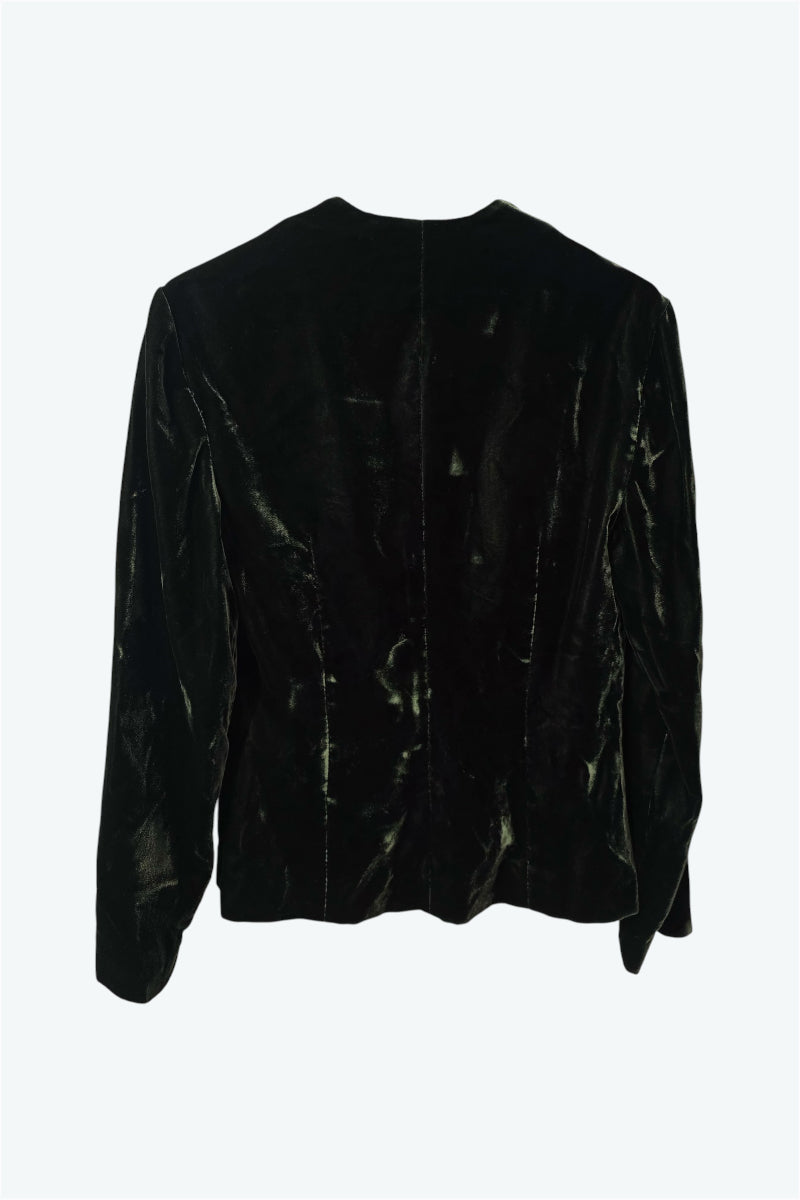 GIORGIO ARMANI | MADE IN ITALY 90'S VELOUR JACKET [USED]