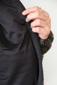 EWE FURRY JACKET / OLIVE