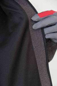 LAMON REINFORCED TECHNICAL ZIP UP SHIRT / BLACK