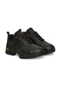 NEAL LEATHER HIKING SHOES / BLACK