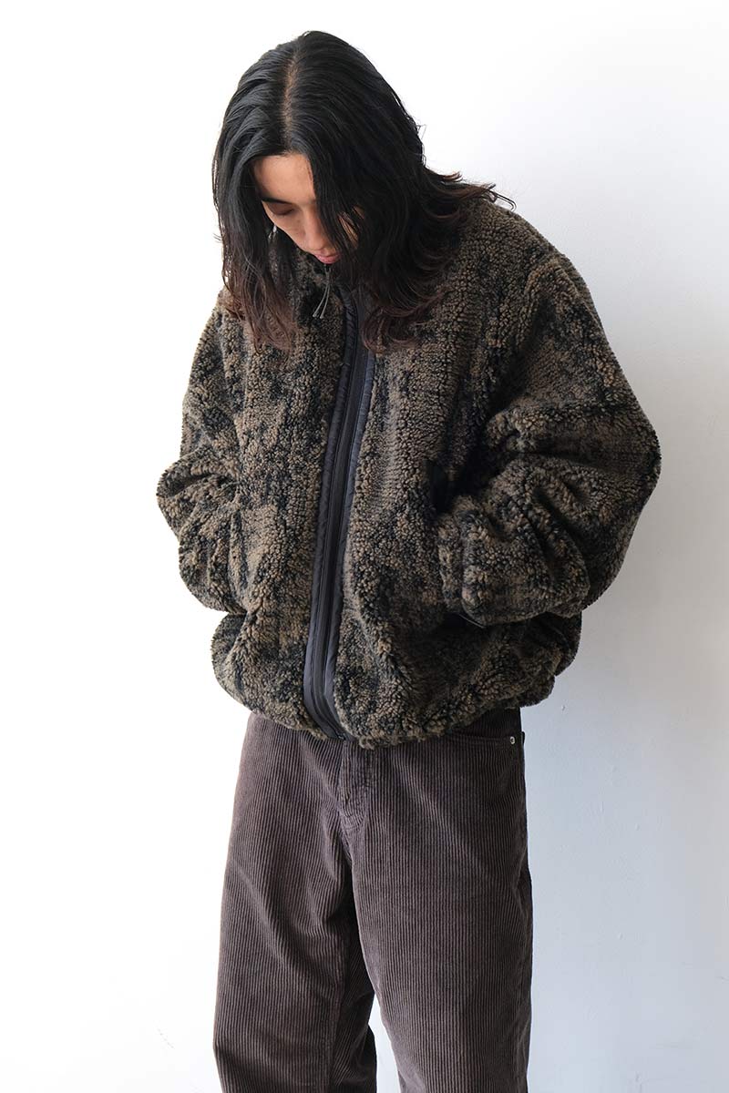 EWE FURRY JACKET / OLIVE [20%OFF]