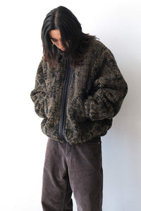 EWE FURRY JACKET / OLIVE