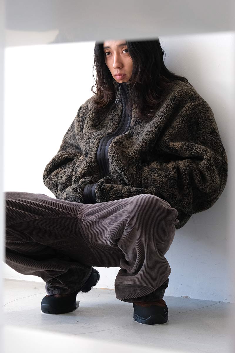 EWE FURRY JACKET / OLIVE [20%OFF]