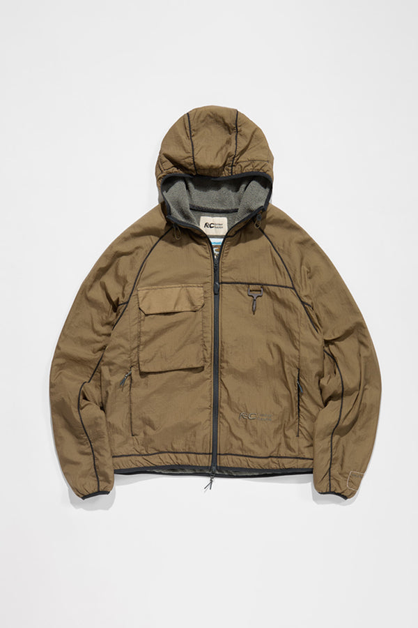 FLEECE LINED GRIFFITH RUNNING JACKET / OCHRE