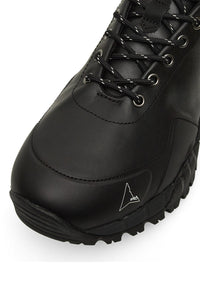 NEAL LEATHER HIKING SHOES / BLACK