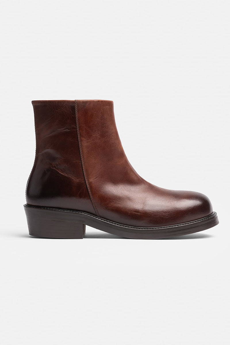 LERATO BOOT / VINTAGE BROWN LEATHER