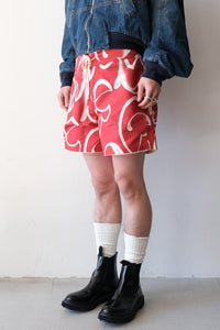 BERNIE SHORT / RED MONOGRAM