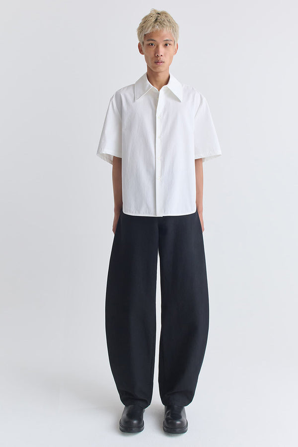 WAYLON SHIRT / WHITE FINE POPLIN