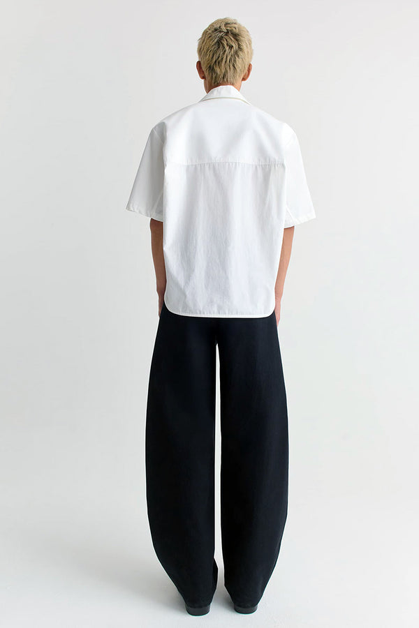 WAYLON SHIRT / WHITE FINE POPLIN